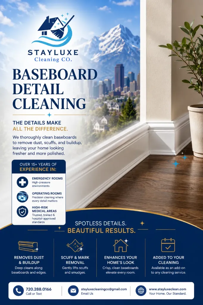 Baseboard Detail Cleaning ((0–1,500 sq ft))